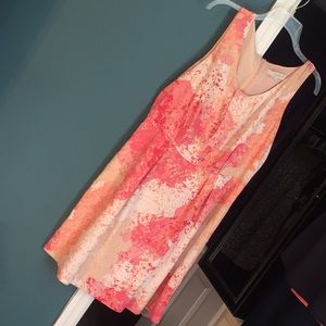 Loft Blushy Pink Dress with Pockets